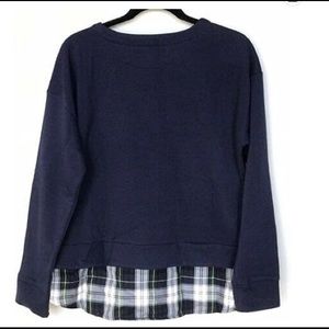 3 for $15!!! IZOD Women's Tie-Front 2-Fer Sweatshirt